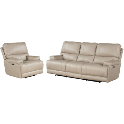 Adlan Power Reclining Sofa And Recliner