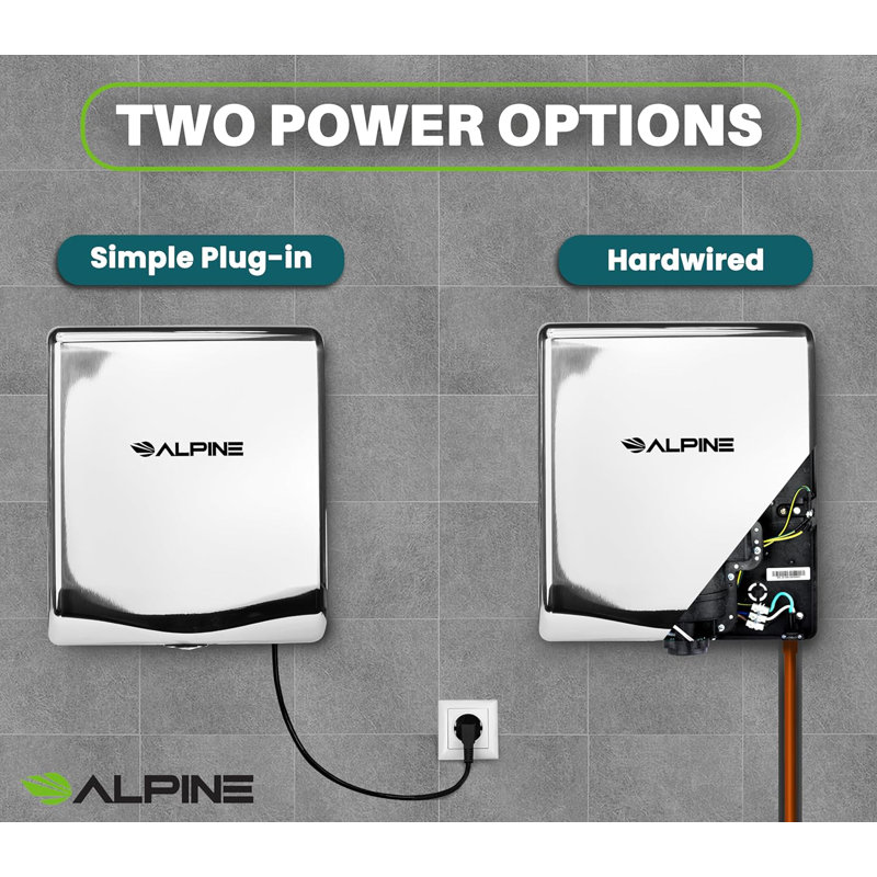 Chrome Stainless Steel High-Speed Automatic Hand Dryer with HEPA Filter