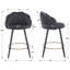Tabouret de comptoir 25,5 "Damisi-86852263