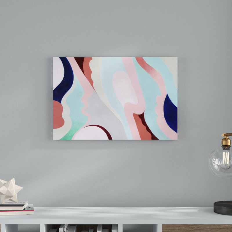 Pastel Highlands V - Painting on Canvas, 51cm H x 76cm W, Wrapped Canvas