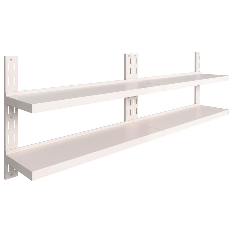 Augenijus 2 shelf Shelving Unit, 240cm W x 30cm D