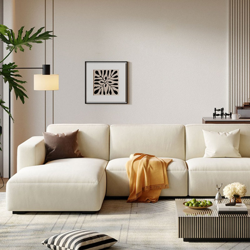 Canapé modulaire 2 pièces rembourré, Orienté à gauche (vu de face), 29,92 po H x 110,24 po x P 66,93 po
