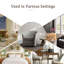 Fauteuil demi-tonneau pivotant rembourré Aunna-1857272524