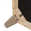 Repose-pieds carré avec rangement 35 po, velours performance vert olive