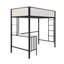 Lit mezzanine simple avec bureau et tablettes-1789409599