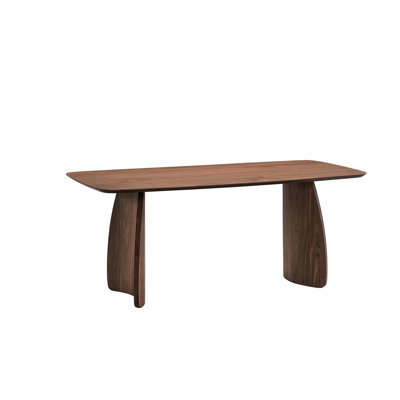 Table de salle à manger en placage de noyer