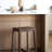 The Colony Stool Features A Timeless, Minimalist Design With Clean Lines And A Warm Medium Brown Finish.-117394861