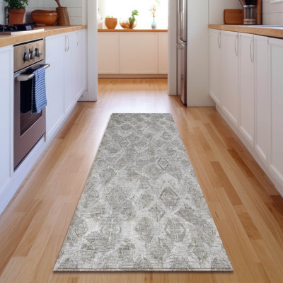 Premium Machine Washable Cerrito Silver Rug
