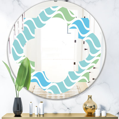 Miroir mural éclectique Quatrefoil