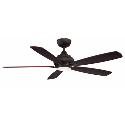  Ventilateur de plafond d'intérieur 52 po avec télécommande DEL Doren