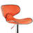 Makadi Swivel Upholstered Adjustable Height Counter Stool