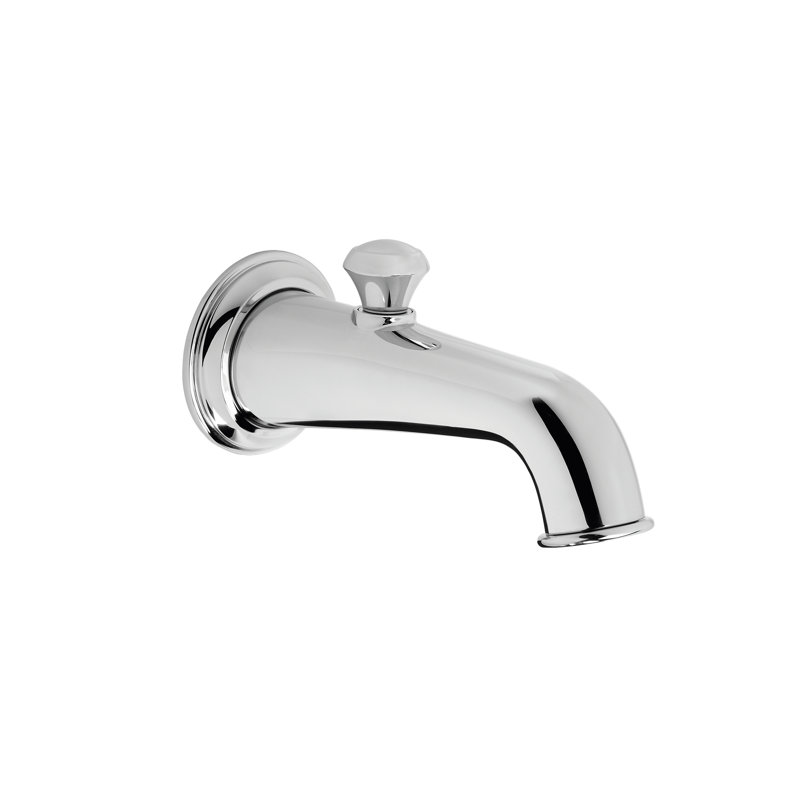 Vivian  Handle Wall Mounted Tub Spout Trim with Diverter