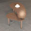 Table basse avec petite table rotative-1155914005