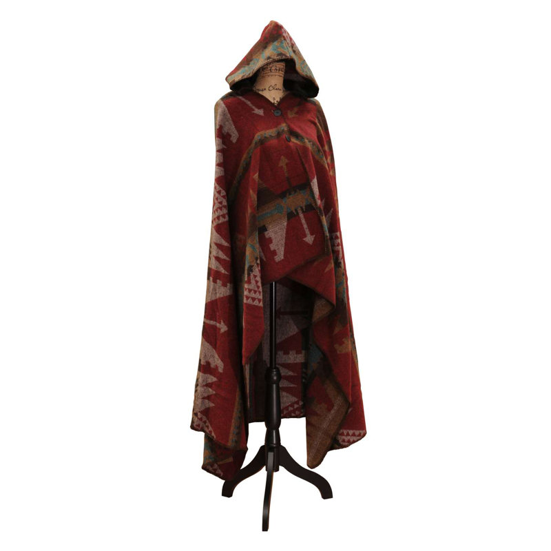 Wooded River Yellowstone - Hooded Throw - 72x48