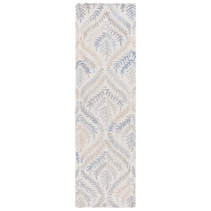 Tapis beige / gris Cristionna 804, Tapis de couloir 2 pi 3 po x 8 pi