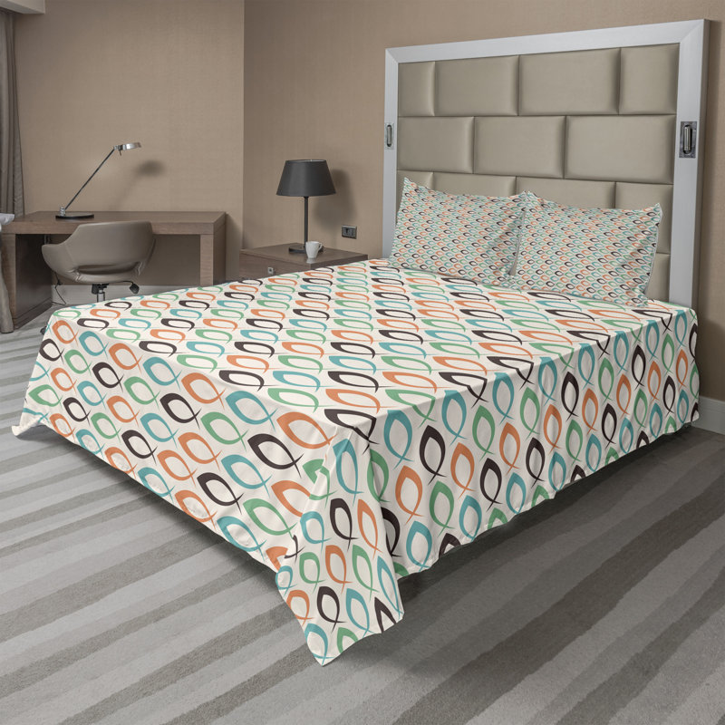 Microfiber Sheet Set, King Sheet Set with Fitted Sheet and 2 Pillowcases