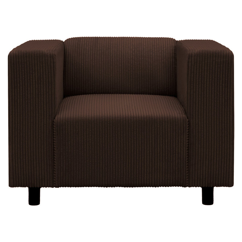 Upholstered Accent Chair, Brown