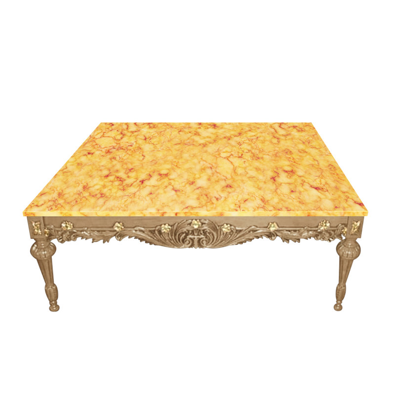 Coffee Table, Crema Valencia, Burl 03