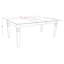 Ensemble de table de salle à manger 5 pièces moderne comprenant une table rectangulaire en bois avec feuille papillon et 4 chaises Parsons en tissu Shitake, noir-1514303339-1514303336-1586152364
