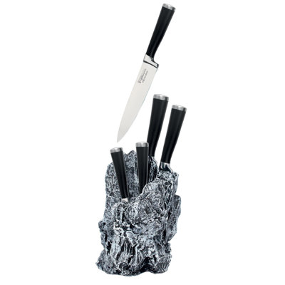 Stoneline 7 Piece Stainless Steel Knife Block Set