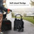Gymax Foldable 4 Wheel Multi-Child Stroller with Storage-66369387