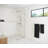 Venus 32 in. x 86.75 in. Fully Frameless Arched Single Fixed Shower Panel-57983418