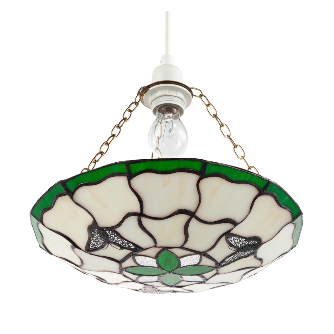6cm H Glass Bowl Pendant Shade ( No Direct Attachment Method ) in Green