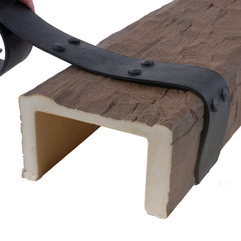 41 in x 2-3/4 in x 1/4 in Double Rubber Strapping for Wood Faux Beam