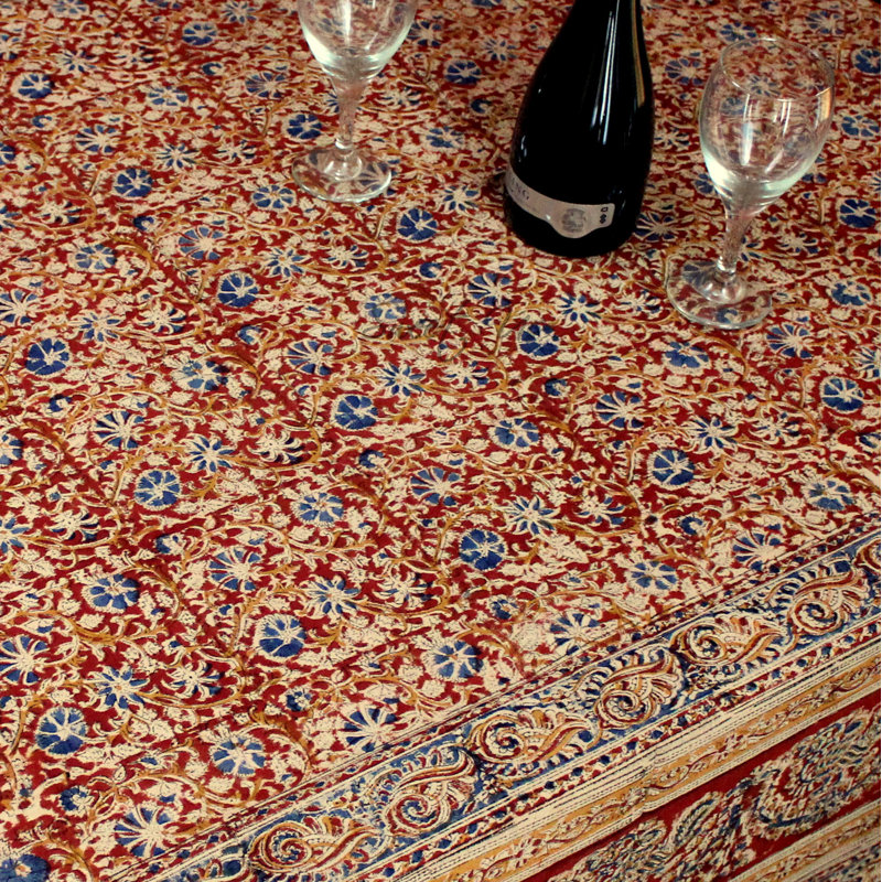 Nappe 100% coton Floral, 60 po x 60 po