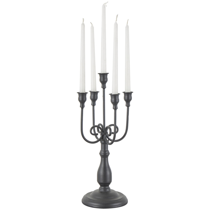 Bougeoir de table en aluminium 16,8 po H