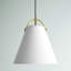 Luminaire suspendu conique 1 lumière Dipti-615722056-615722063