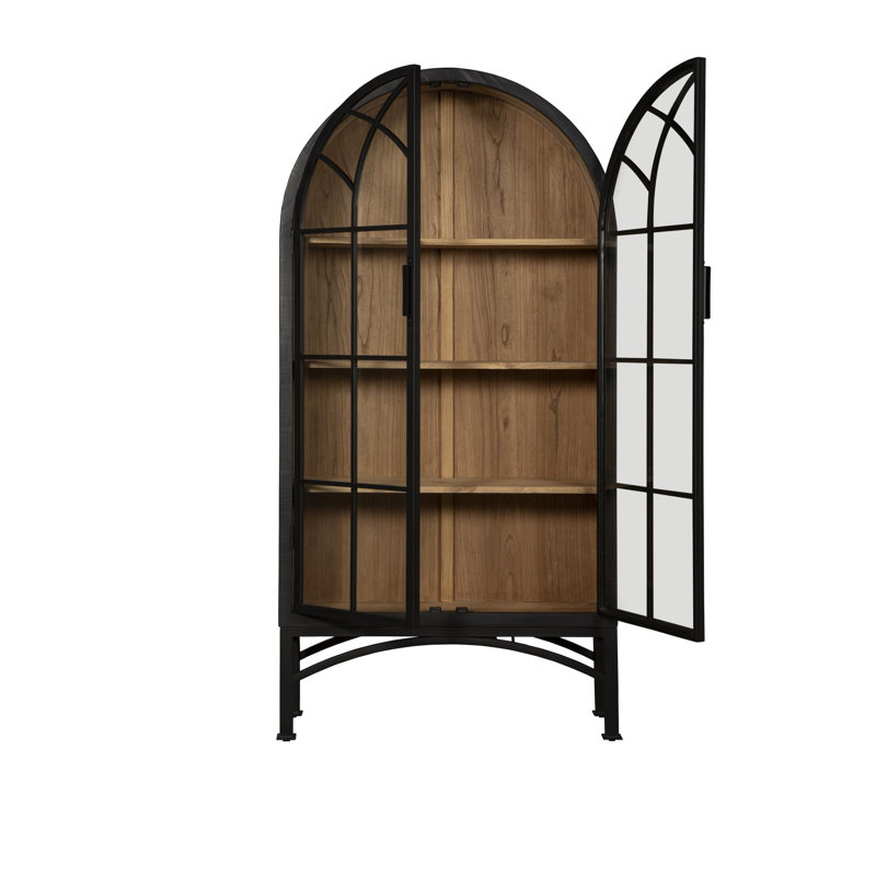 Victoria Dracaea 83" Tall Cabinet, Black