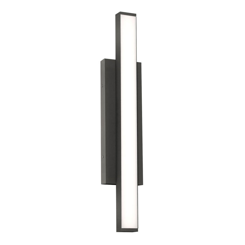 Harolson LED Wall Light, Black, 36" H x 4.5" W x 2.5" D