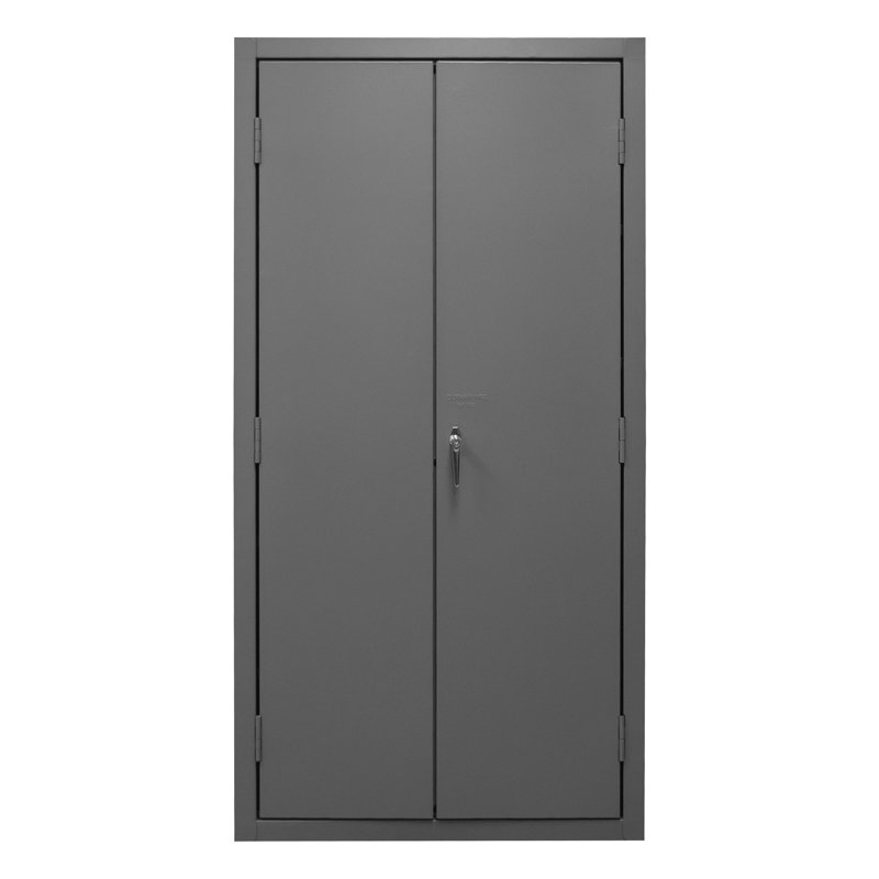 Lacerta Single Storage Cabinet ( 72'' H x 36.13'' W x 24.25'' D), Red