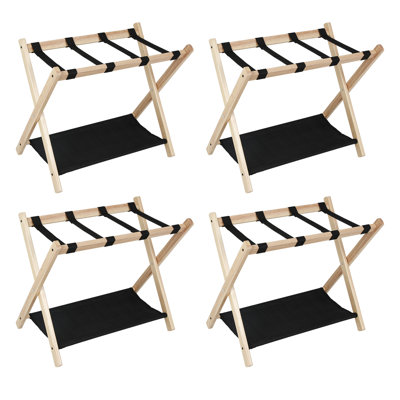 Ensemble de 4 valises pliables en bambou Babion