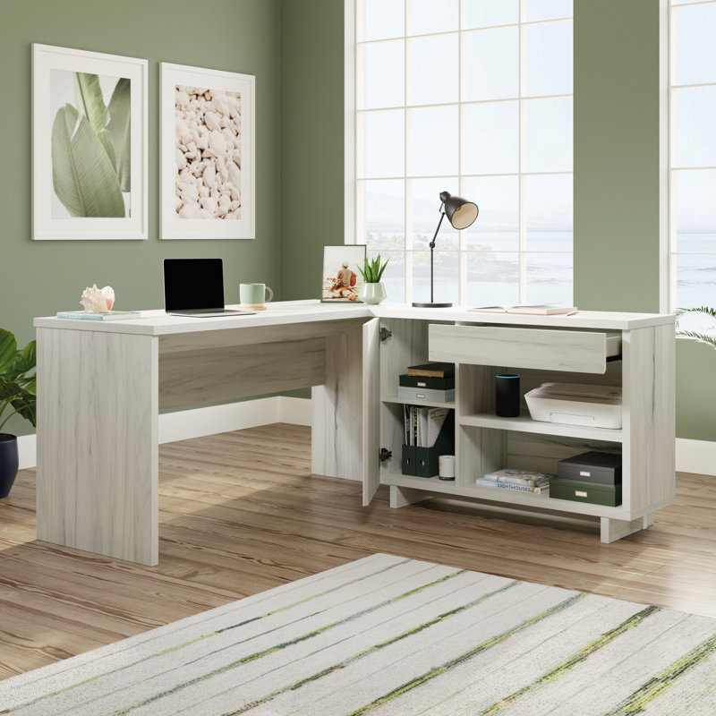L-Shaped Credenza Desk
