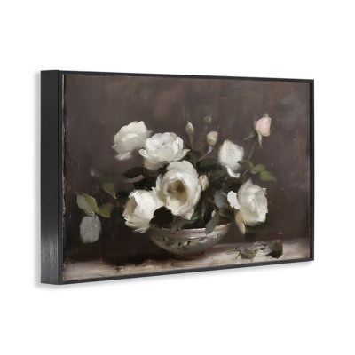Traditional Rose Still Life Giclee Art, design by Annabelle Hall