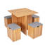 Hateme 4 - Person Dining Set-508953399-508953396
