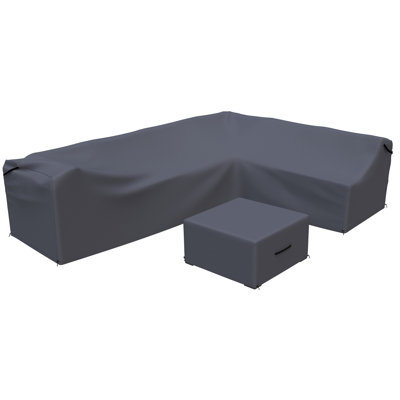 Keyala Rattan Sectional Seating Group Cover by Hokku Designs
