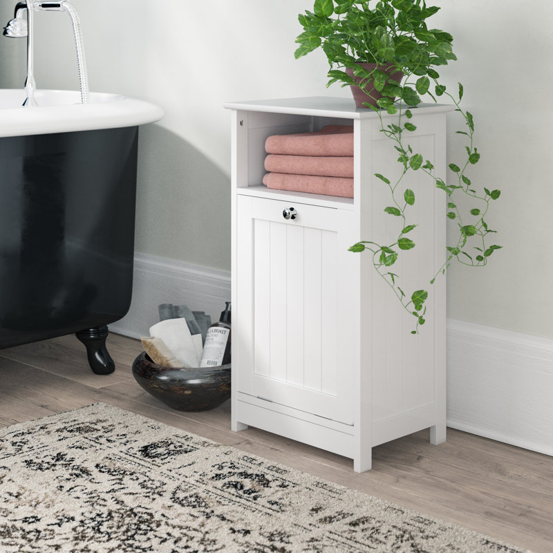 Wood Cabinet Laundry Hamper