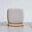 Banc de maquillage pour tabouret carré en chêne naturel