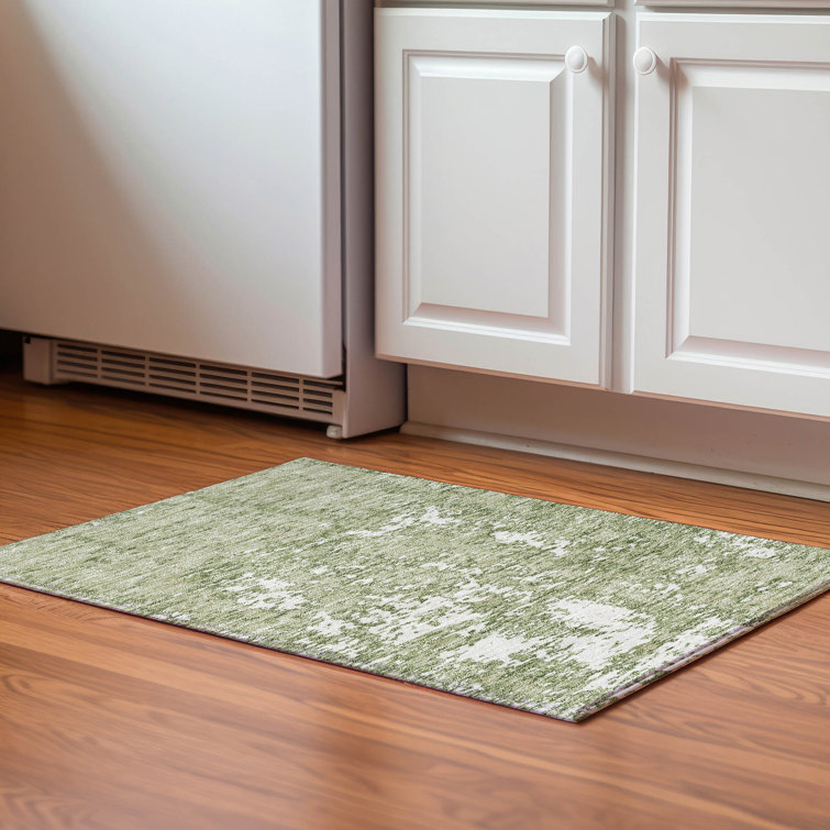 Premium Machine Washable Prisco Aloe Rug