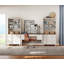 Ensemble de bureau 2 pièces, bureau double 56 po et ensemble de 2 bibliothèques avec tiroirs, blanc