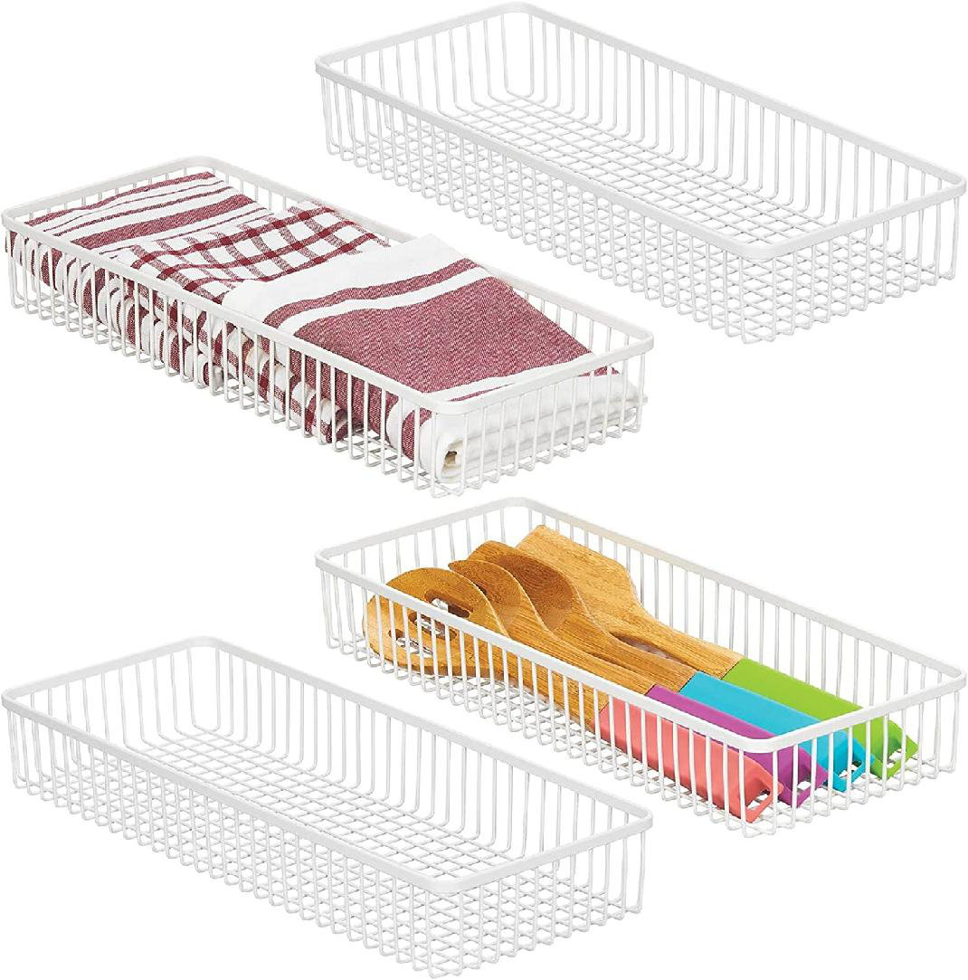 https://assets.wfcdn.com/im/47589678/compr-r85/2103/210343498/metal-farmhouse-kitchen-cabinet-drawer-organizer-basket-tray-shallow-storage-bin-for-cutlery-serving-spoons-cooking-utensils-appliances-gadgets.jpg