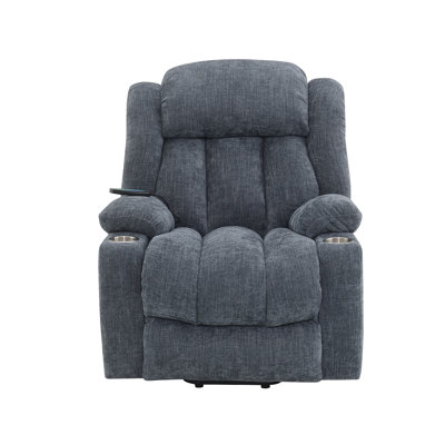 Fauteuil inclinable Blue Power Lift avec chauffage et massage