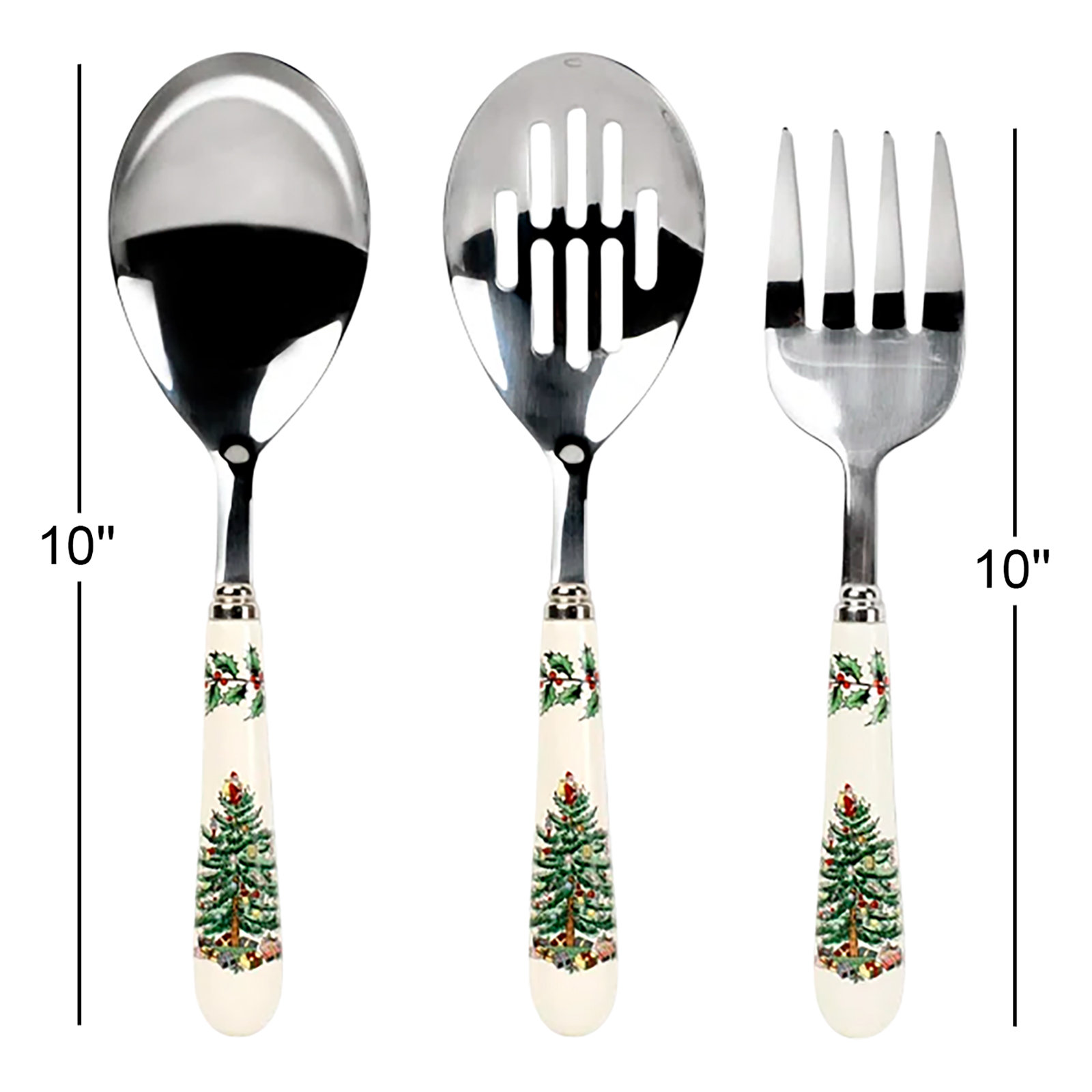 Spode Christmas Tree 3-Pc Cutlery Set