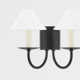Helio 2 Light Steel Dimmable Candle Wall Light