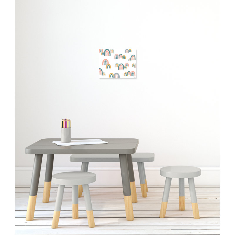 Décoration murale pour enfants, H 11 po x l 14 po x P 1,5 po, Toile