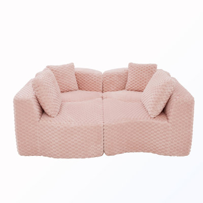 Upholstered Boneless Sectional Sofa