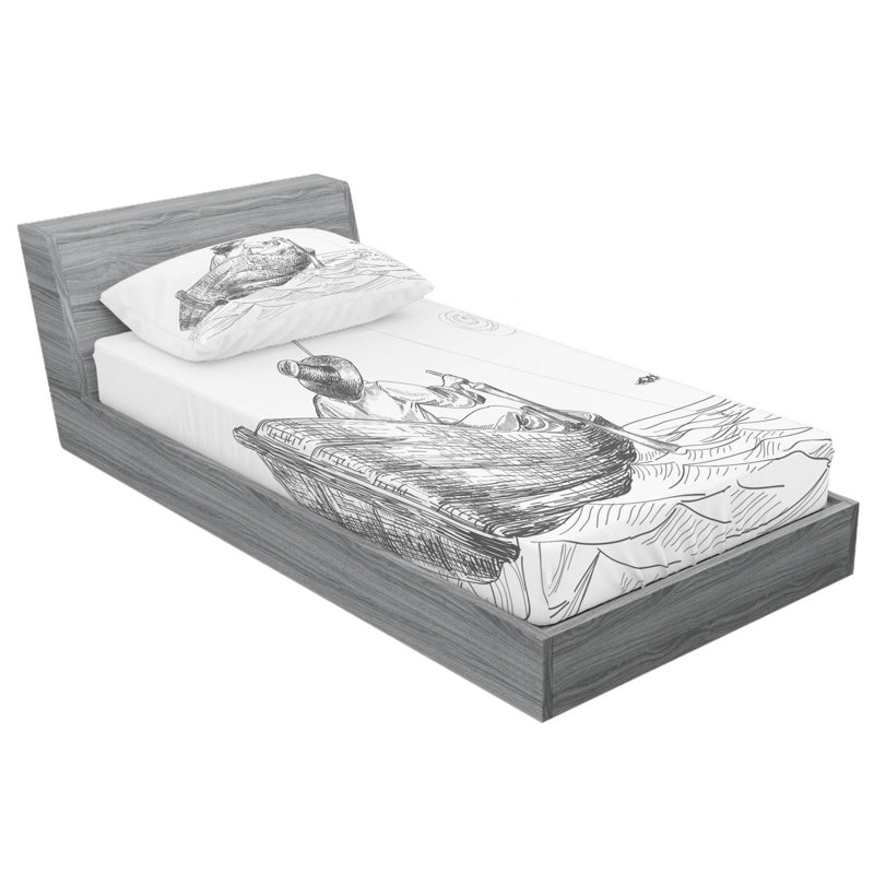 Microfiber Sheet Set, Twin XL Sheet Set with Fitted Sheet